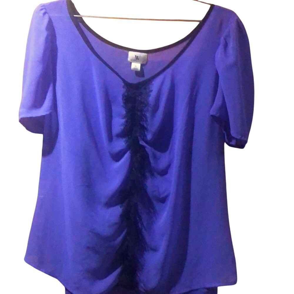 Worthington Lavender blouse with camisole.